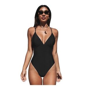 Cupshe Black One Piece Swimsuit